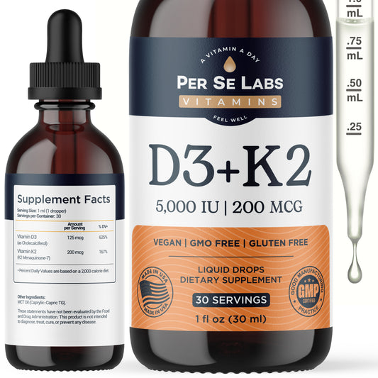 D3 K2 Vegan Liquid Drops