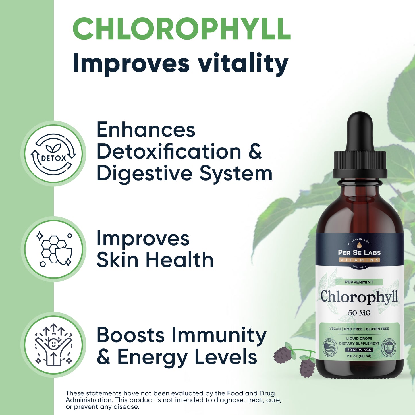 Chlorophyll Vegan Liquid drops